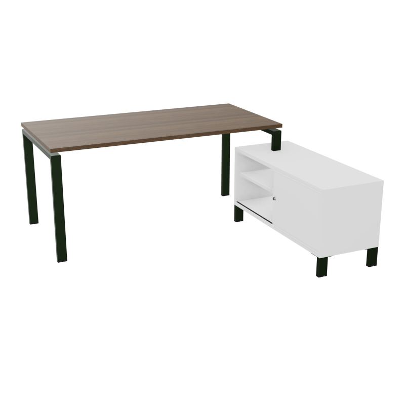 RIO BUREAU RECT. 178X168 PL 160X80 OBT + RET PORT A DROITE SIMPLE ACCES  N6 ST MG