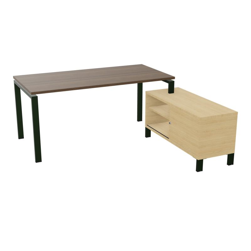 RIO BUREAU RECT. 178X168 PL 160X80 OBT + RET PORT A DROITE SIMPLE ACCES  N6 ST R1