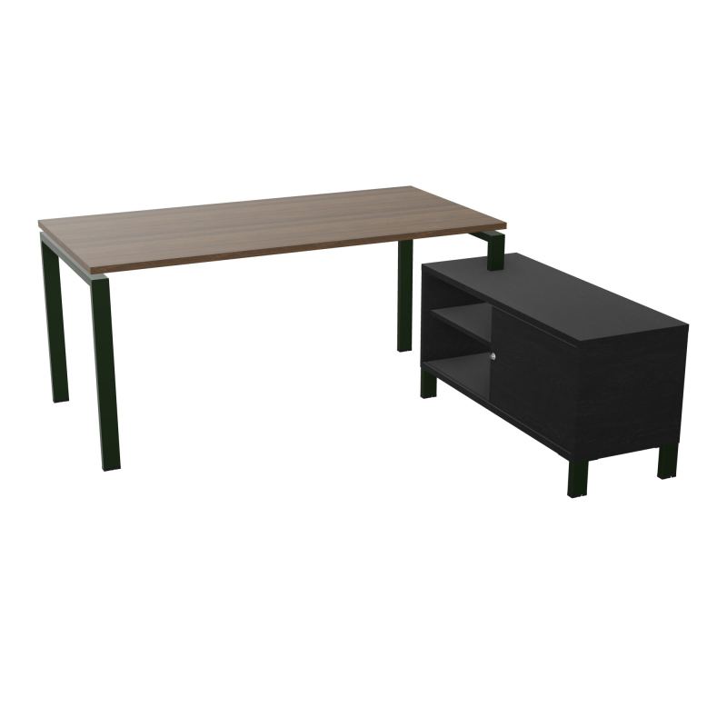 RIO BUREAU RECT. 178X168 PL 160X80 OBT + RET PORT A DROITE SIMPLE ACCES  N6 ST RK