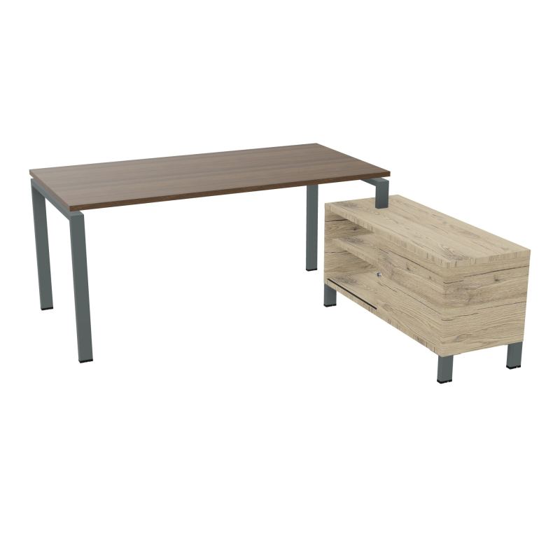 RIO BUREAU RECT. 178X168 PL 160X80 OBT + RET PORT A DROITE SIMPLE ACCES  N6 SU R3