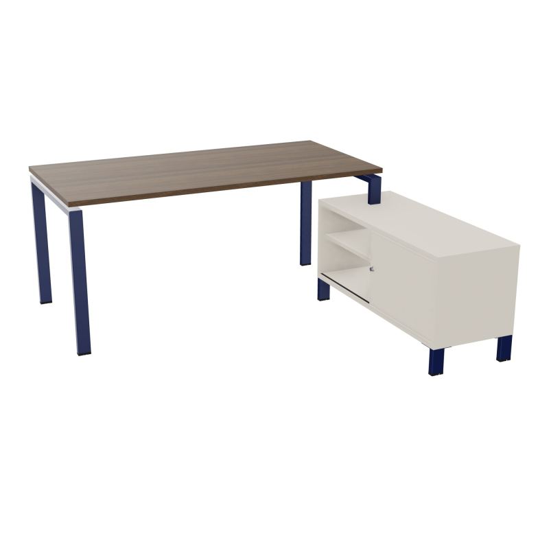 RIO BUREAU RECT. 178X168 PL 160X80 OBT + RET PORT A DROITE SIMPLE ACCES  N6 X4 N5