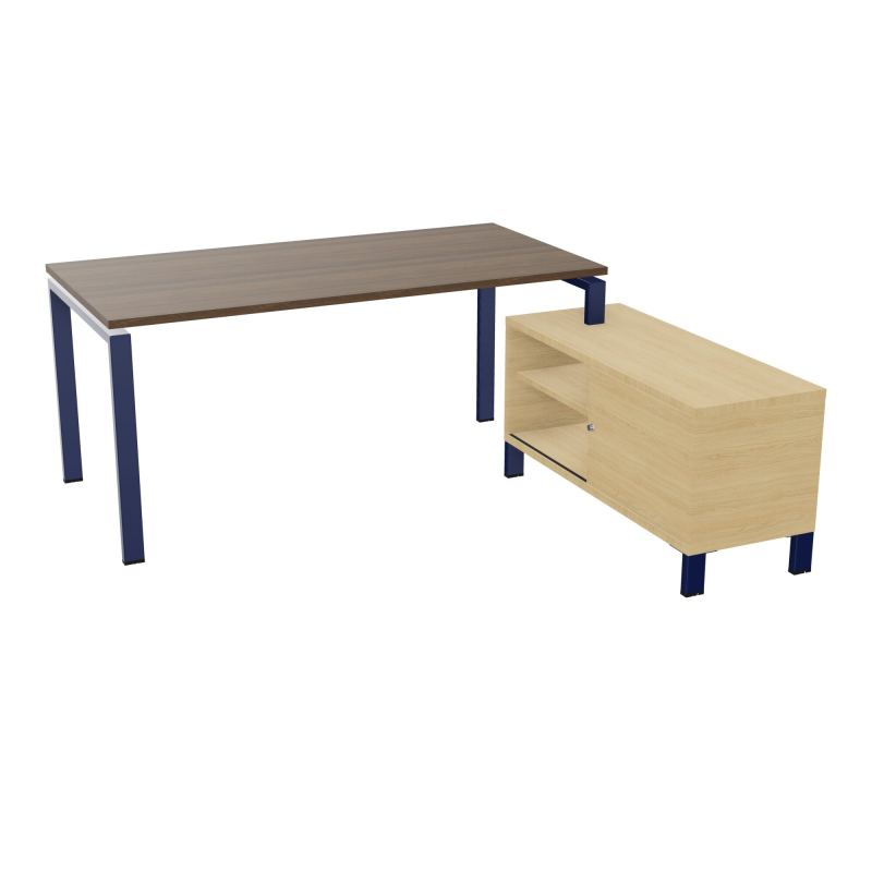 RIO BUREAU RECT. 178X168 PL 160X80 OBT + RET PORT A DROITE SIMPLE ACCES  N6 X4 R1