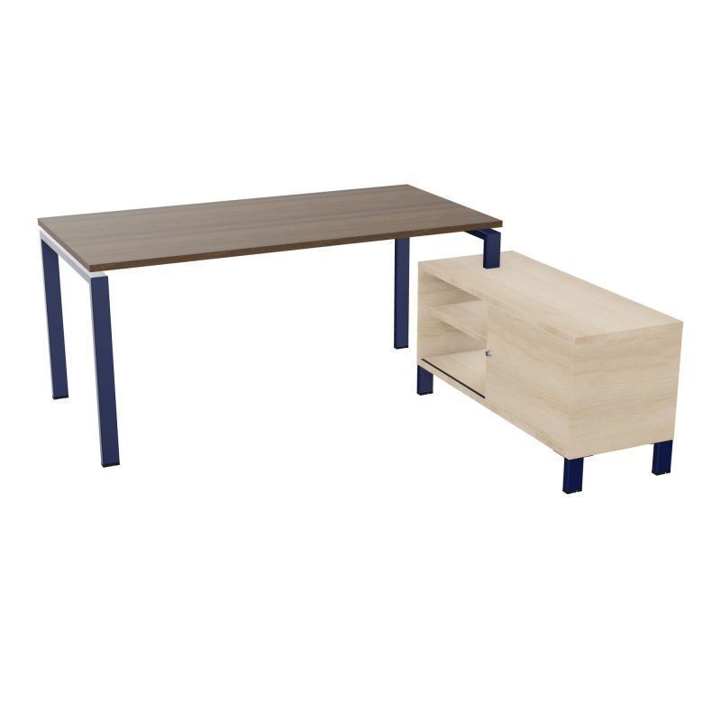 RIO BUREAU RECT. 178X168 PL 160X80 OBT + RET PORT A DROITE SIMPLE ACCES  N6 X4 RZ