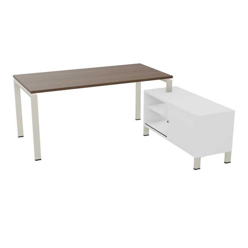 RIO BUREAU RECT. 178X168 PL 160X80 OBT + RET PORT A DROITE SIMPLE ACCES  N6 ZC MG