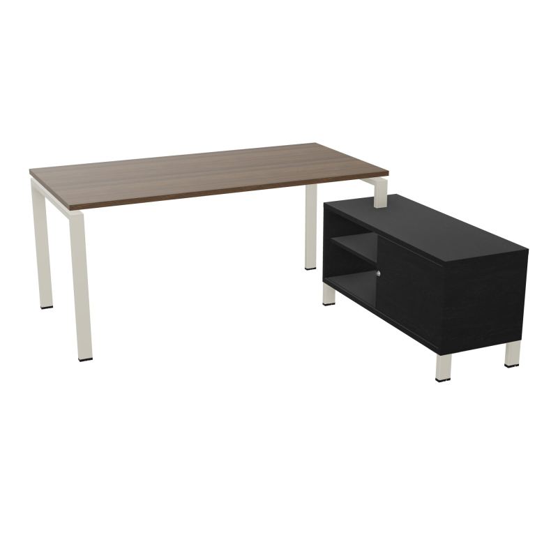 RIO BUREAU RECT. 178X168 PL 160X80 OBT + RET PORT A DROITE SIMPLE ACCES  N6 ZC RK