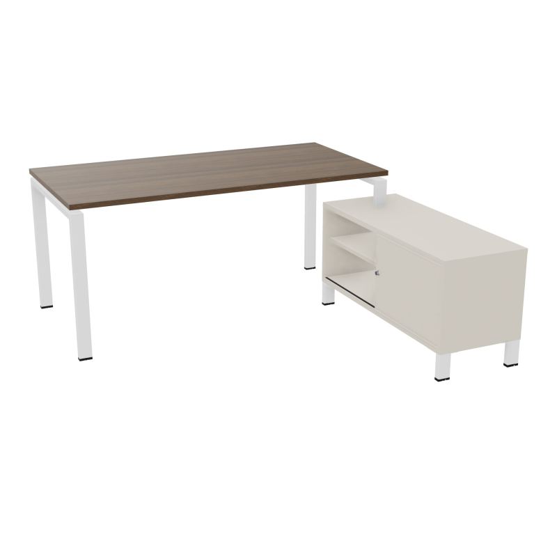 RIO BUREAU RECT. 178X168 PL 160X80 OBT + RET PORT A DROITE SIMPLE ACCES  N6 ZO N5