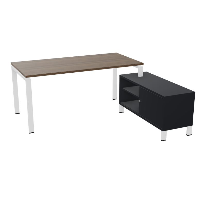 RIO BUREAU RECT. 178X168 PL 160X80 OBT + RET PORT A DROITE SIMPLE ACCES  N6 ZO R9