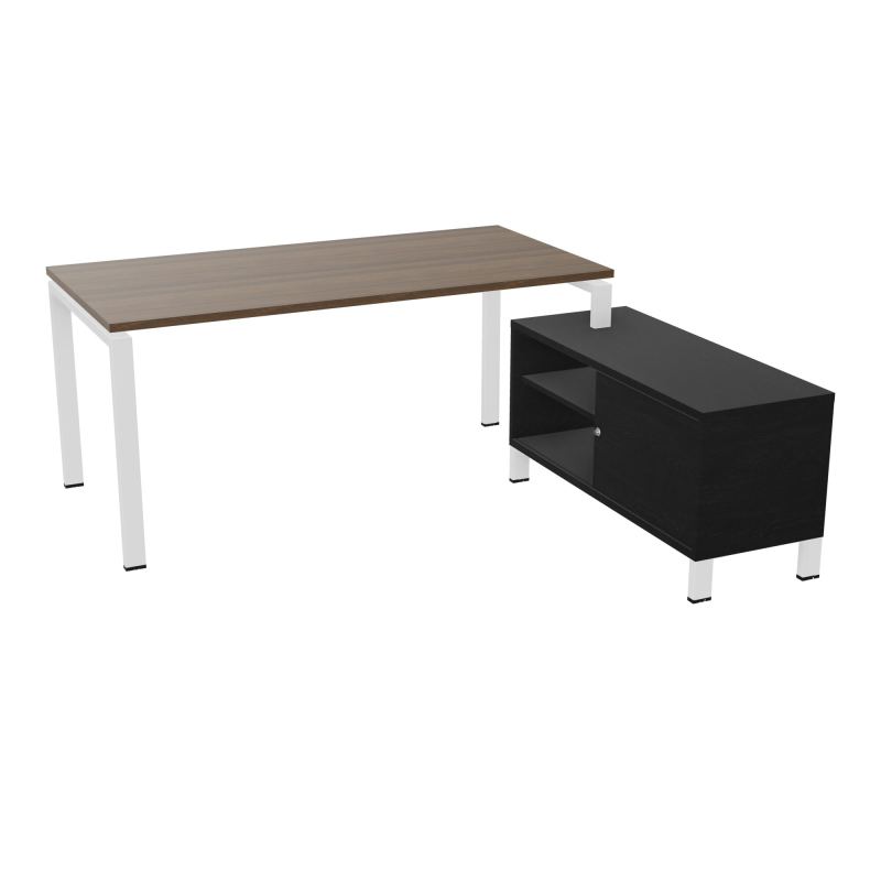 RIO BUREAU RECT. 178X168 PL 160X80 OBT + RET PORT A DROITE SIMPLE ACCES  N6 ZO RK
