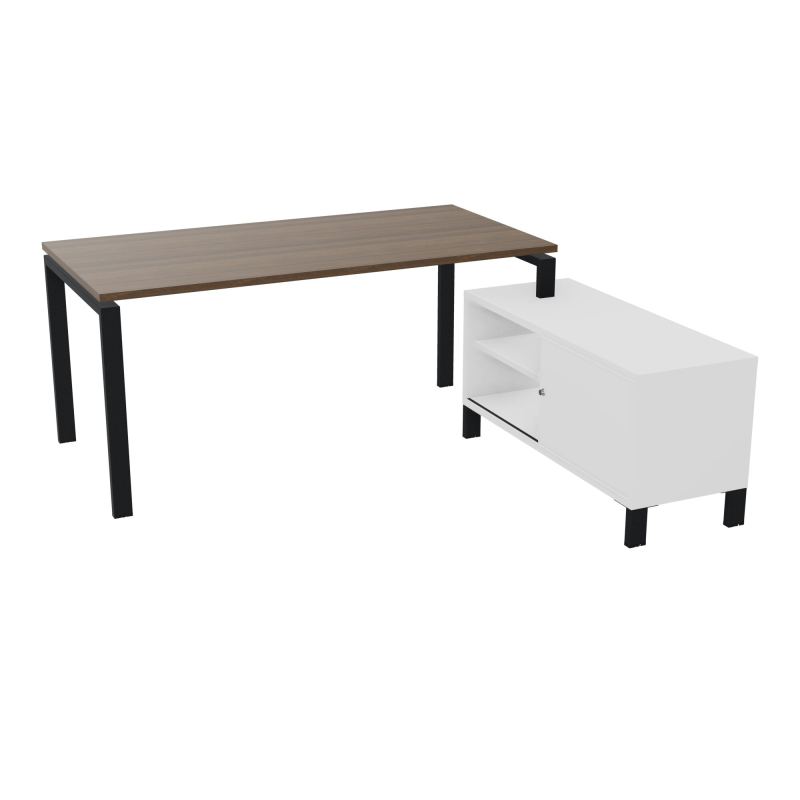 RIO BUREAU RECT. 178X168 PL 160X80 OBT + RET PORT A DROITE SIMPLE ACCES  N6 ZP MG