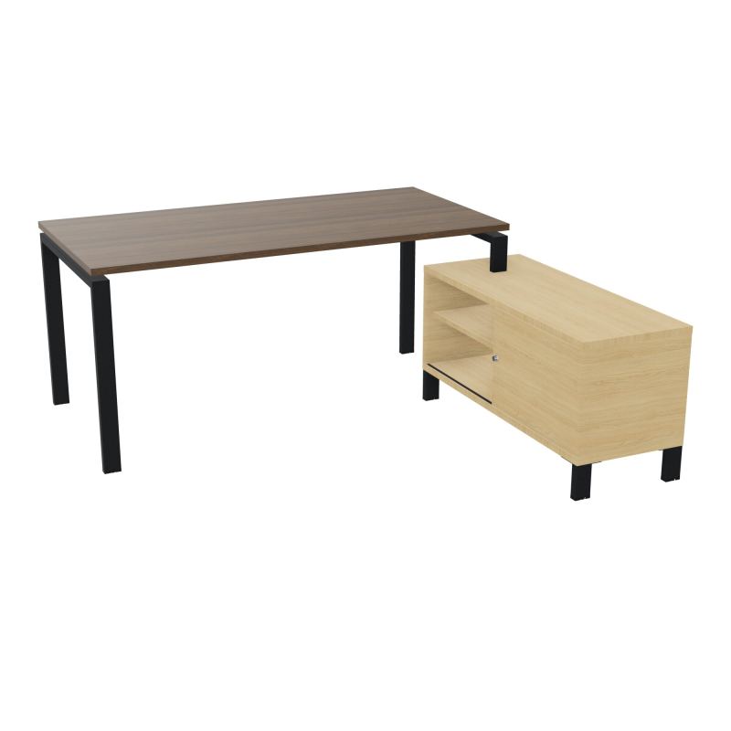 RIO BUREAU RECT. 178X168 PL 160X80 OBT + RET PORT A DROITE SIMPLE ACCES  N6 ZP R1