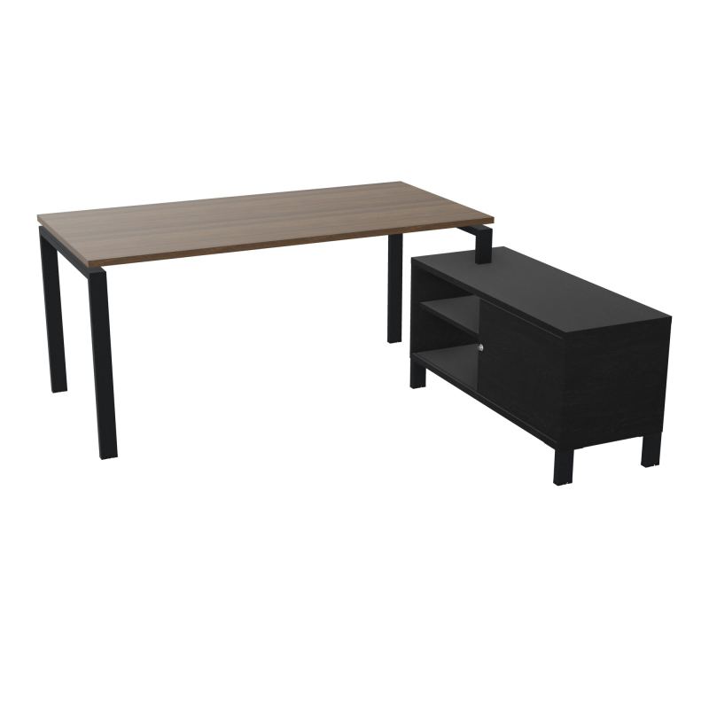 RIO BUREAU RECT. 178X168 PL 160X80 OBT + RET PORT A DROITE SIMPLE ACCES  N6 ZP RK