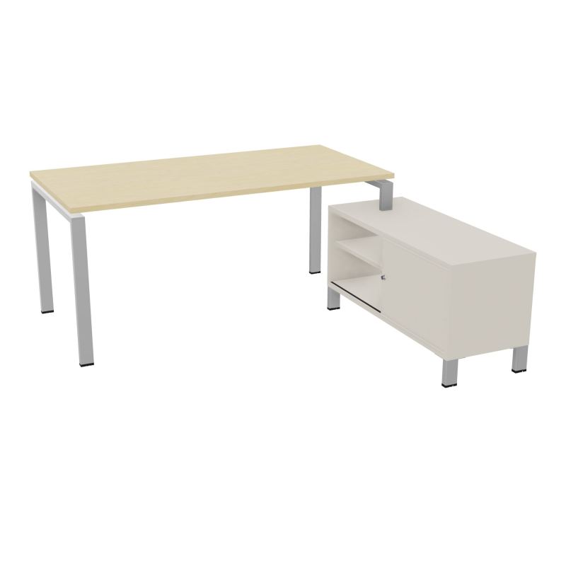 RIO BUREAU RECT. 178X168 PL 160X80 OBT + RET PORT A DROITE SIMPLE ACCES  N8 SA N5
