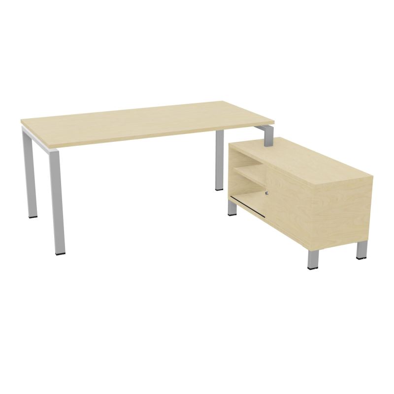 RIO BUREAU RECT. 178X168 PL 160X80 OBT + RET PORT A DROITE SIMPLE ACCES  N8 SA N8