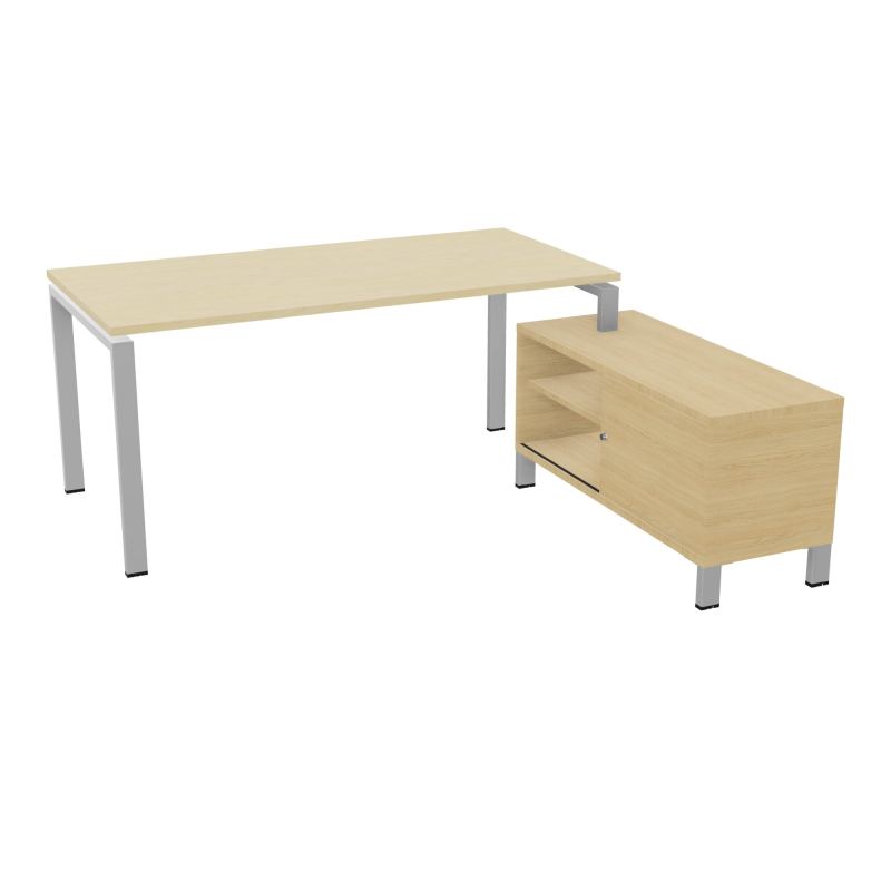RIO BUREAU RECT. 178X168 PL 160X80 OBT + RET PORT A DROITE SIMPLE ACCES  N8 SA R1