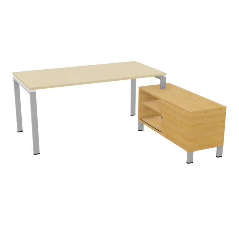 RIO BUREAU RECT. 178X168 PL 160X80 OBT + RET PORT A DROITE SIMPLE ACCES  N8 SA R5