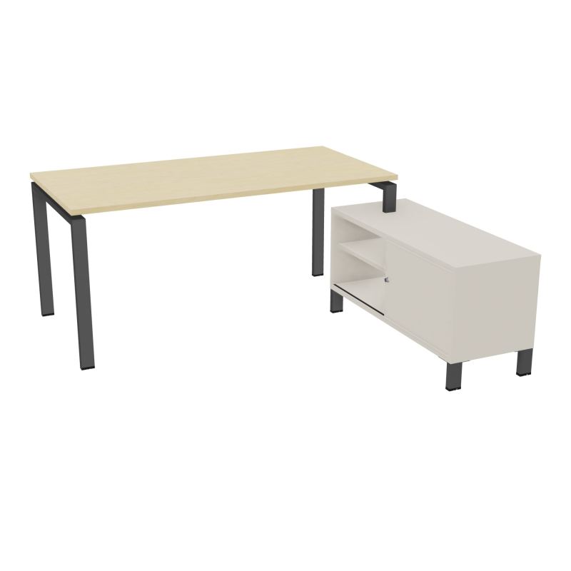 RIO BUREAU RECT. 178X168 PL 160X80 OBT + RET PORT A DROITE SIMPLE ACCES  N8 SC N5