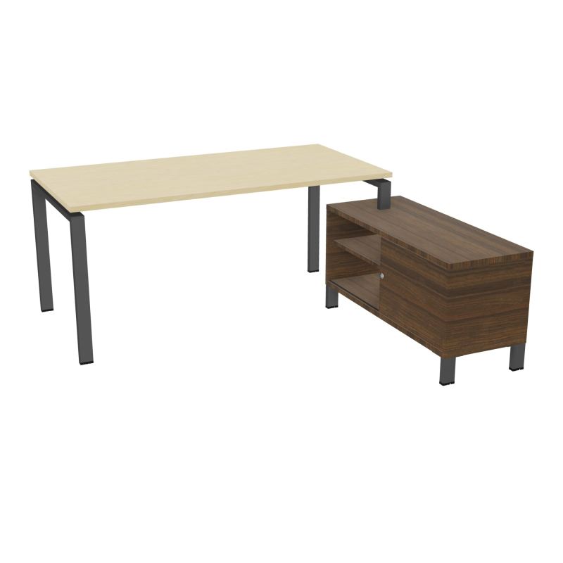 RIO BUREAU RECT. 178X168 PL 160X80 OBT + RET PORT A DROITE SIMPLE ACCES  N8 SC N6