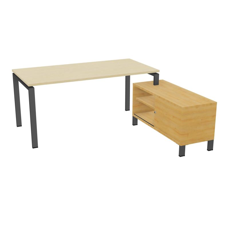 RIO BUREAU RECT. 178X168 PL 160X80 OBT + RET PORT A DROITE SIMPLE ACCES  N8 SC R5