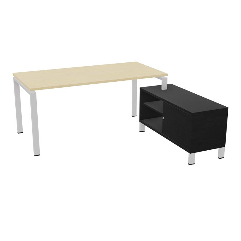 RIO BUREAU RECT. 178X168 PL 160X80 OBT + RET PORT A DROITE SIMPLE ACCES  N8 SD RK