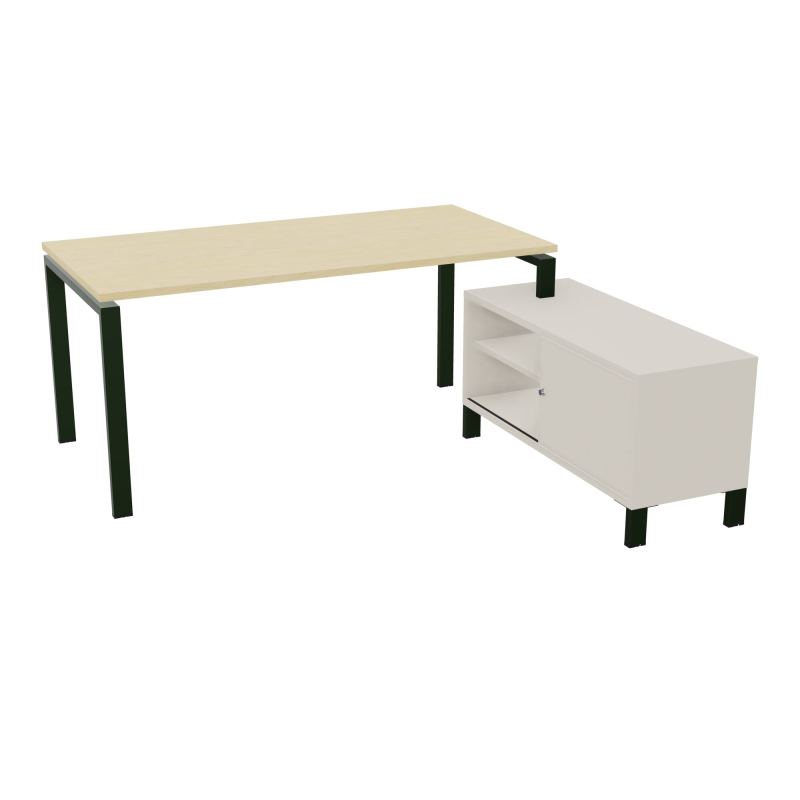 RIO BUREAU RECT. 178X168 PL 160X80 OBT + RET PORT A DROITE SIMPLE ACCES  N8 ST N5