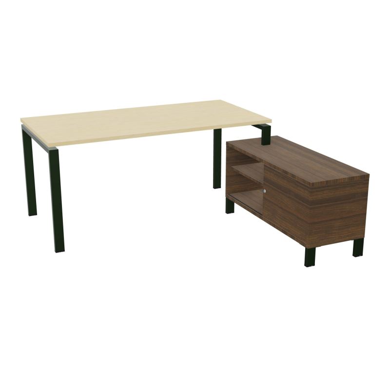 RIO BUREAU RECT. 178X168 PL 160X80 OBT + RET PORT A DROITE SIMPLE ACCES  N8 ST N6