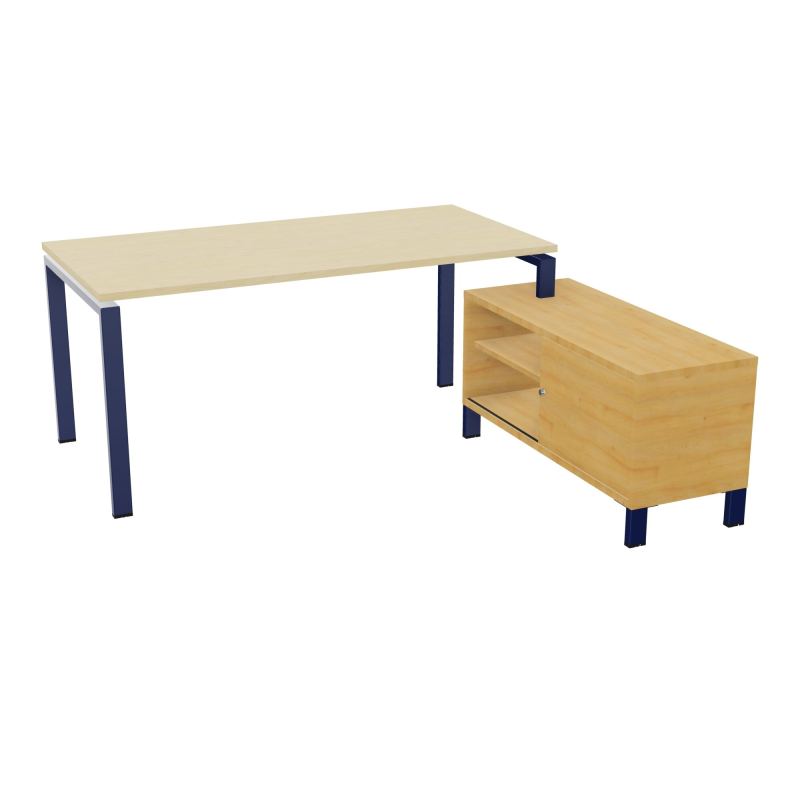 RIO BUREAU RECT. 178X168 PL 160X80 OBT + RET PORT A DROITE SIMPLE ACCES  N8 X4 R5
