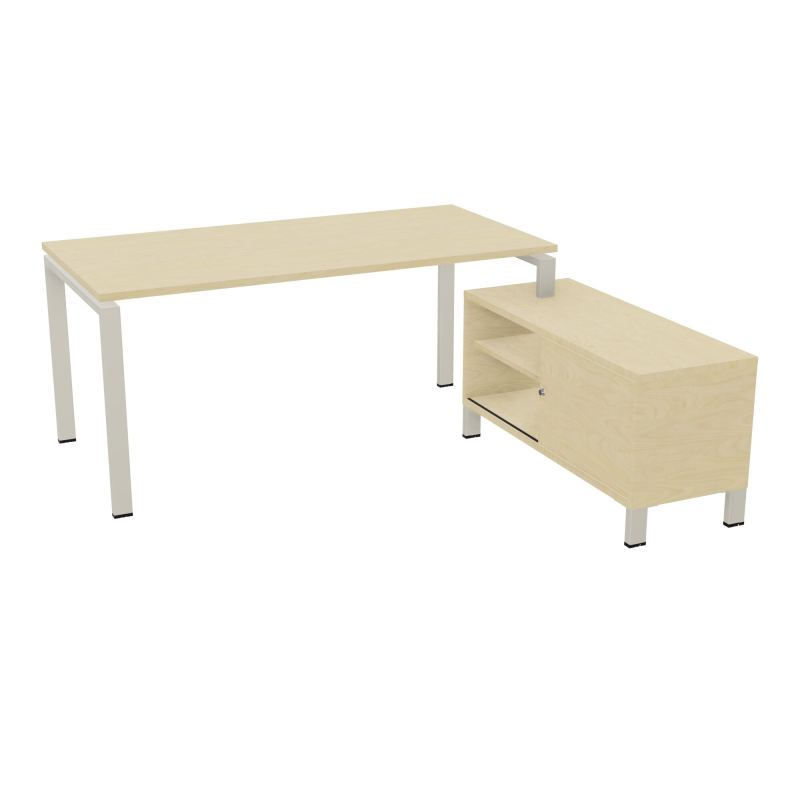 RIO BUREAU RECT. 178X168 PL 160X80 OBT + RET PORT A DROITE SIMPLE ACCES  N8 ZC N8