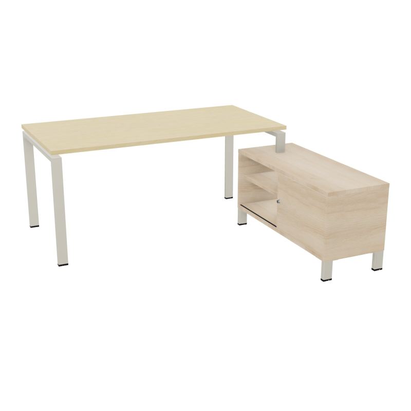 RIO BUREAU RECT. 178X168 PL 160X80 OBT + RET PORT A DROITE SIMPLE ACCES  N8 ZC RZ