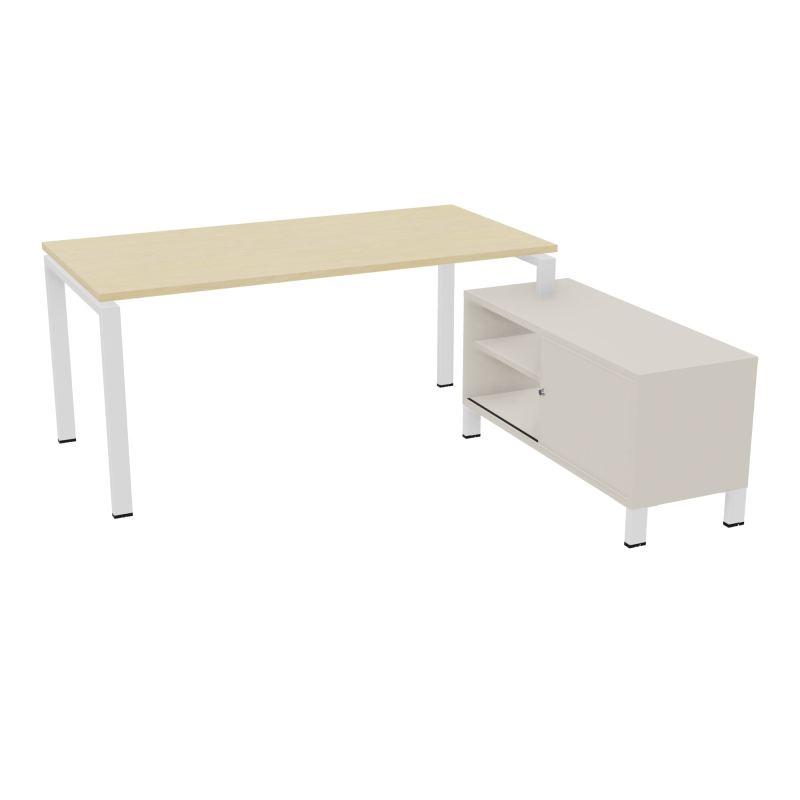 RIO BUREAU RECT. 178X168 PL 160X80 OBT + RET PORT A DROITE SIMPLE ACCES  N8 ZO N5