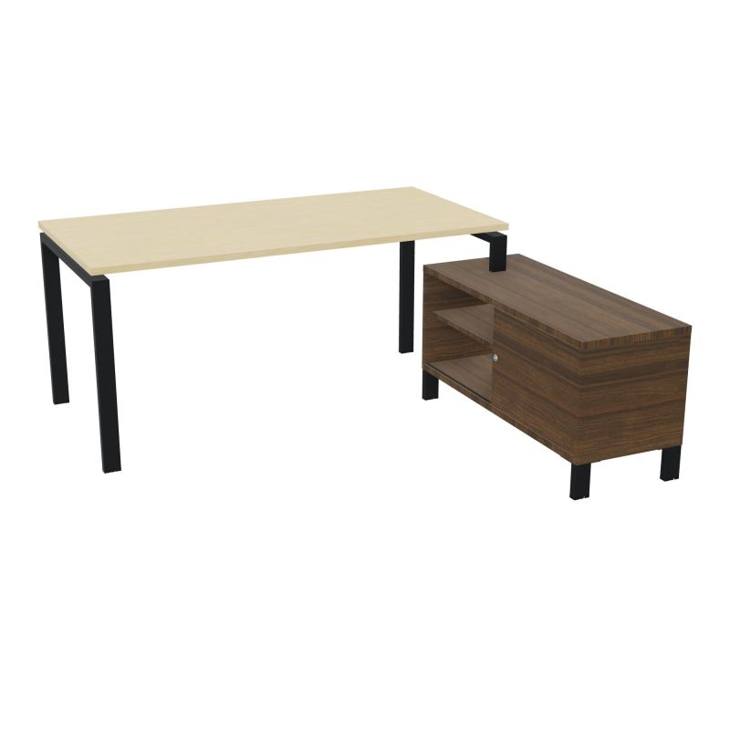 RIO BUREAU RECT. 178X168 PL 160X80 OBT + RET PORT A DROITE SIMPLE ACCES  N8 ZP N6