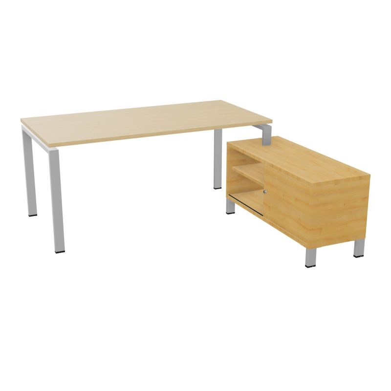 RIO BUREAU RECT. 178X168 PL 160X80 OBT + RET PORT A DROITE SIMPLE ACCES  R1 SA R5