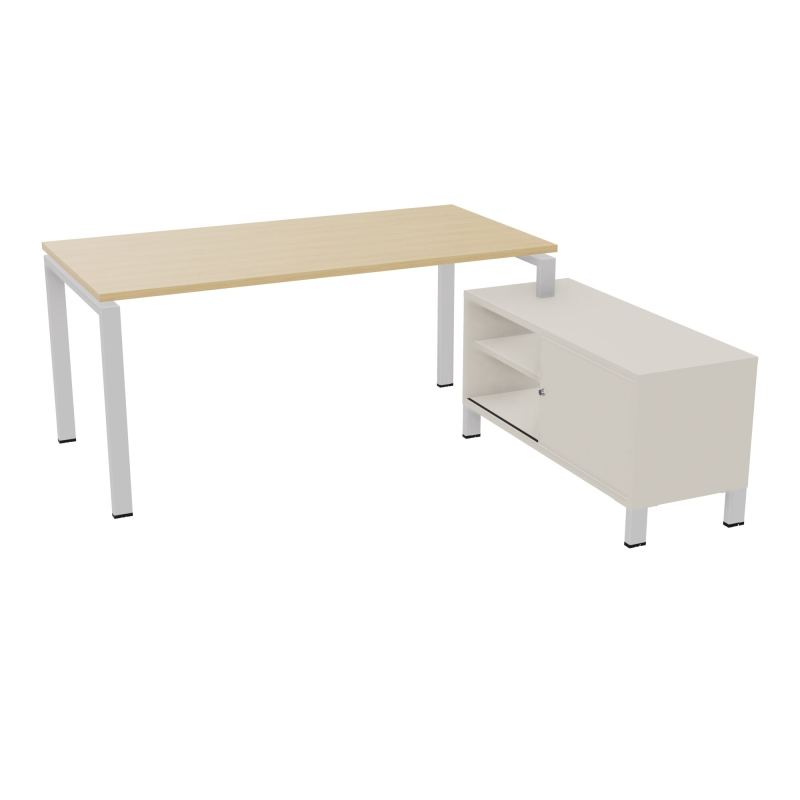 RIO BUREAU RECT. 178X168 PL 160X80 OBT + RET PORT A DROITE SIMPLE ACCES  R1 SD N5