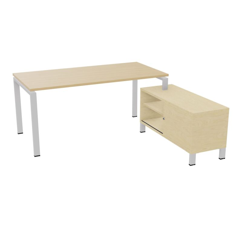 RIO BUREAU RECT. 178X168 PL 160X80 OBT + RET PORT A DROITE SIMPLE ACCES  R1 SD N8