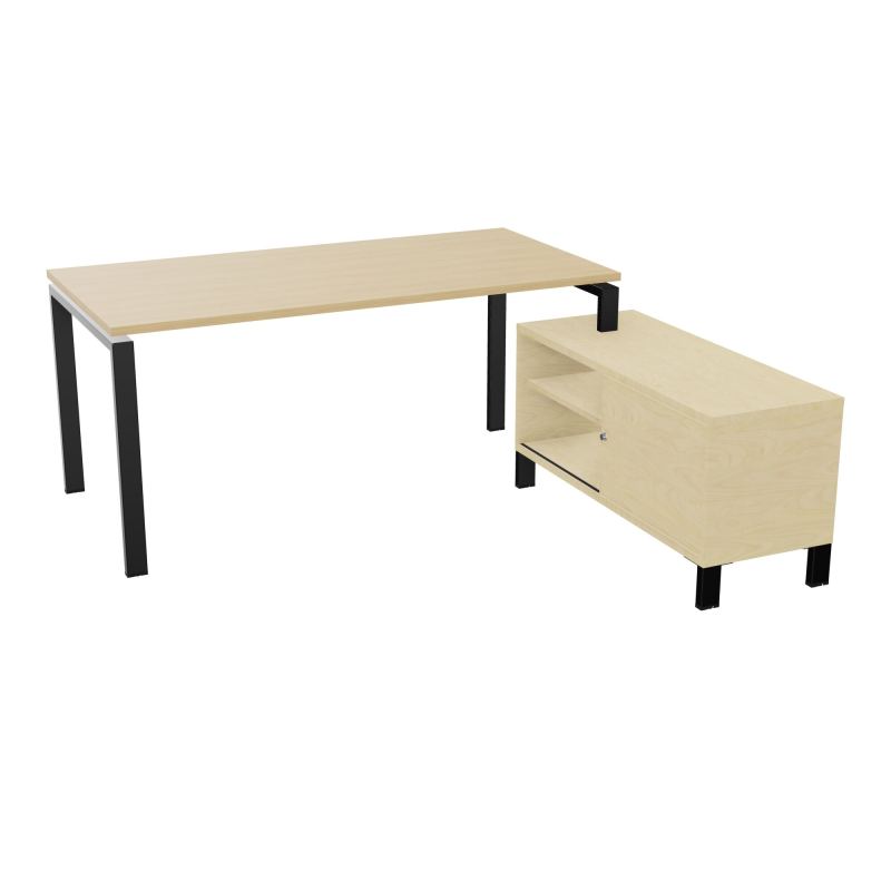 RIO BUREAU RECT. 178X168 PL 160X80 OBT + RET PORT A DROITE SIMPLE ACCES  R1 SG N8