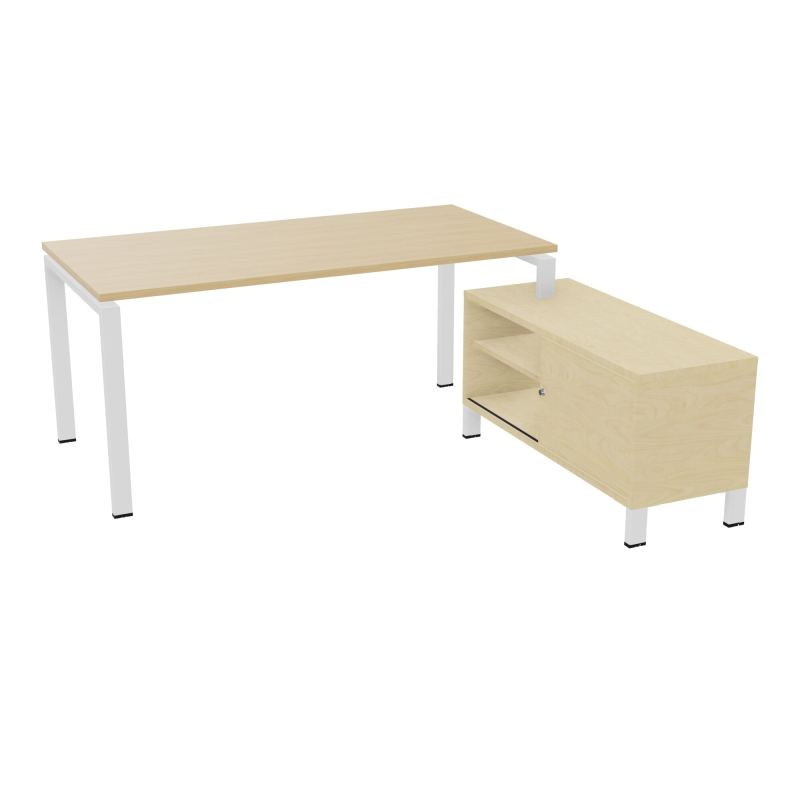 RIO BUREAU RECT. 178X168 PL 160X80 OBT + RET PORT A DROITE SIMPLE ACCES  R1 SO N8