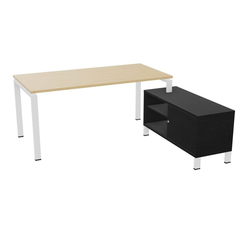 RIO BUREAU RECT. 178X168 PL 160X80 OBT + RET PORT A DROITE SIMPLE ACCES  R1 SO RK