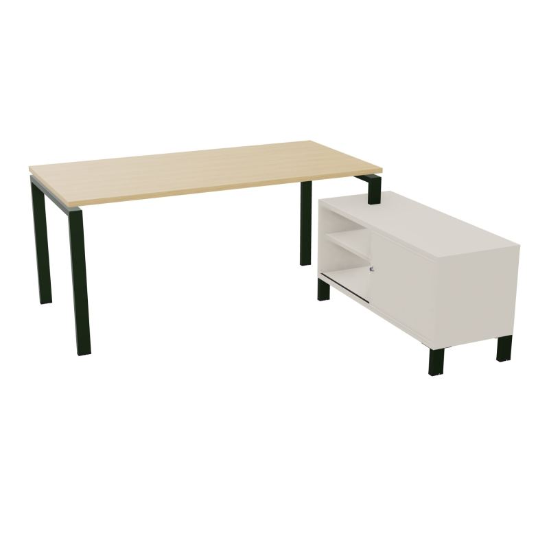 RIO BUREAU RECT. 178X168 PL 160X80 OBT + RET PORT A DROITE SIMPLE ACCES  R1 ST N5