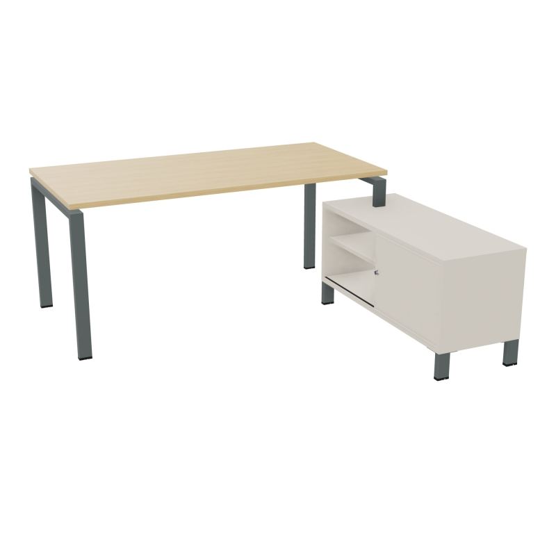 RIO BUREAU RECT. 178X168 PL 160X80 OBT + RET PORT A DROITE SIMPLE ACCES  R1 SU N5