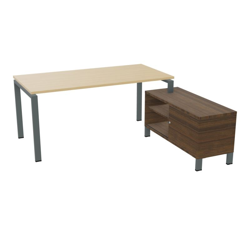 RIO BUREAU RECT. 178X168 PL 160X80 OBT + RET PORT A DROITE SIMPLE ACCES  R1 SU N6