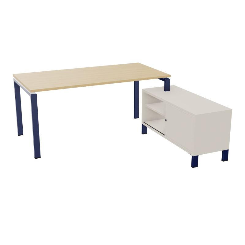 RIO BUREAU RECT. 178X168 PL 160X80 OBT + RET PORT A DROITE SIMPLE ACCES  R1 X4 N5