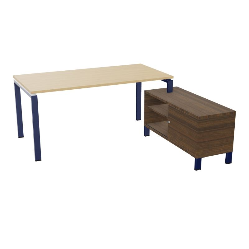 RIO BUREAU RECT. 178X168 PL 160X80 OBT + RET PORT A DROITE SIMPLE ACCES  R1 X4 N6