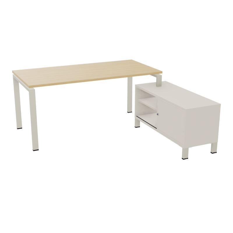 RIO BUREAU RECT. 178X168 PL 160X80 OBT + RET PORT A DROITE SIMPLE ACCES  R1 ZC N5