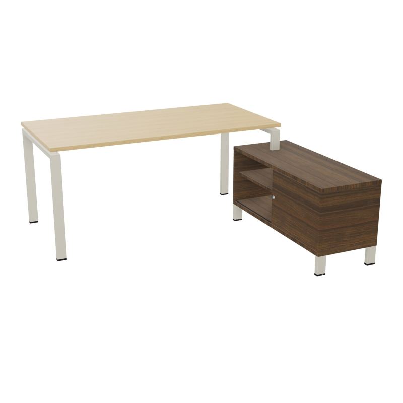 RIO BUREAU RECT. 178X168 PL 160X80 OBT + RET PORT A DROITE SIMPLE ACCES  R1 ZC N6