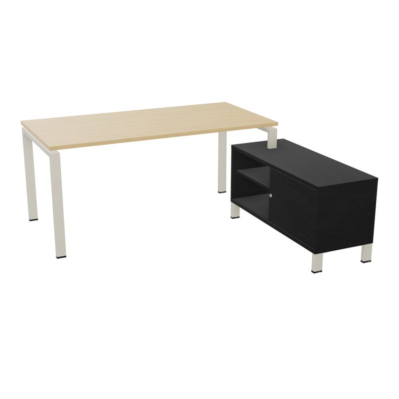 RIO BUREAU RECT. 178X168 PL 160X80 OBT + RET PORT A DROITE SIMPLE ACCES  R1 ZC RK