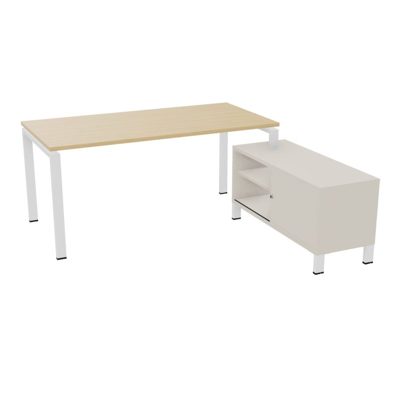 RIO BUREAU RECT. 178X168 PL 160X80 OBT + RET PORT A DROITE SIMPLE ACCES  R1 ZO N5