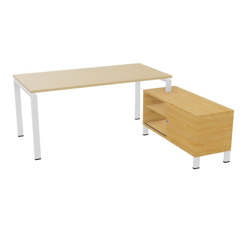 RIO BUREAU RECT. 178X168 PL 160X80 OBT + RET PORT A DROITE SIMPLE ACCES  R1 ZO R5