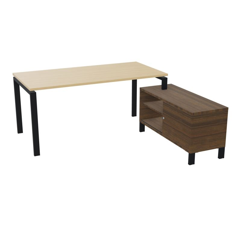 RIO BUREAU RECT. 178X168 PL 160X80 OBT + RET PORT A DROITE SIMPLE ACCES  R1 ZP N6