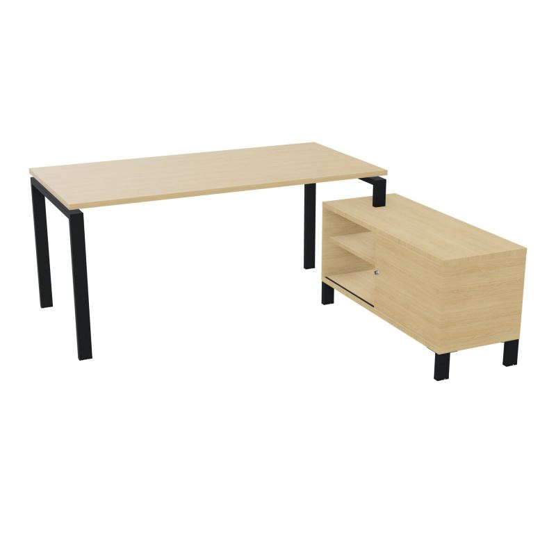 RIO BUREAU RECT. 178X168 PL 160X80 OBT + RET PORT A DROITE SIMPLE ACCES  R1 ZP R1