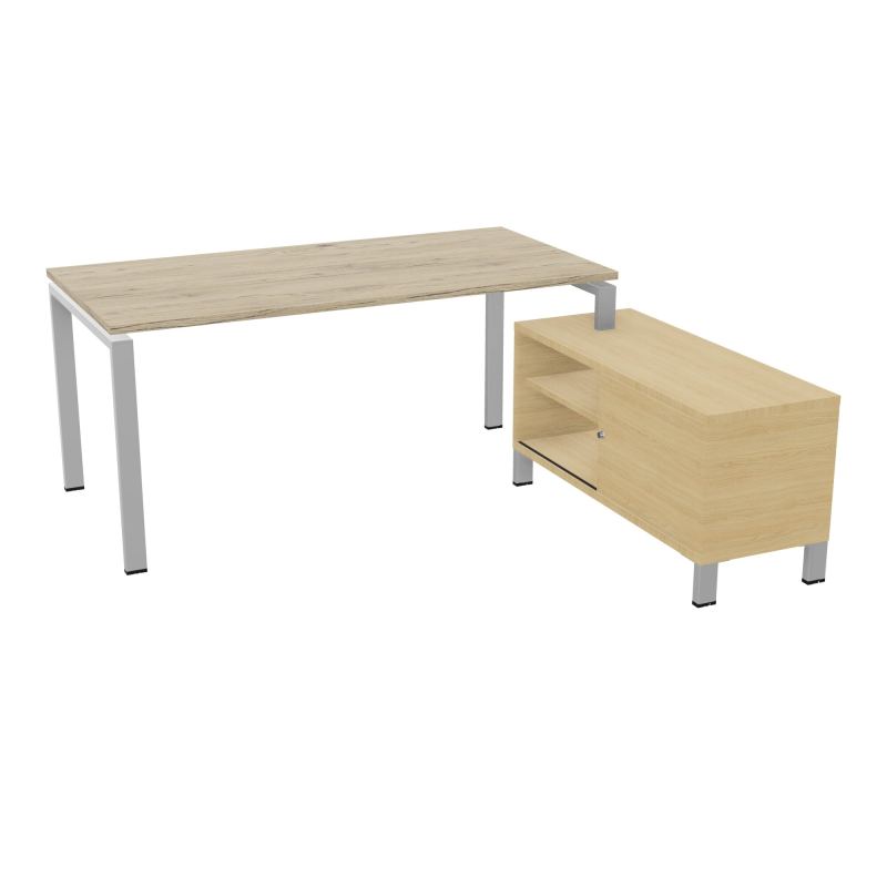 RIO BUREAU RECT. 178X168 PL 160X80 OBT + RET PORT A DROITE SIMPLE ACCES  R3 SA R1