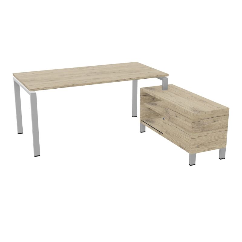 RIO BUREAU RECT. 178X168 PL 160X80 OBT + RET PORT A DROITE SIMPLE ACCES  R3 SA R3